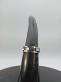 Ring aus Edelstahl mit Intarsien