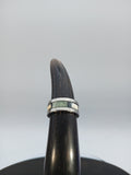 Ring aus Edelstahl mit Intarsien